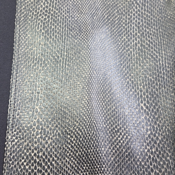 BCBGMaxazria Black and Gold Contrast Snakeprint Leggings - Picture 7 of 10